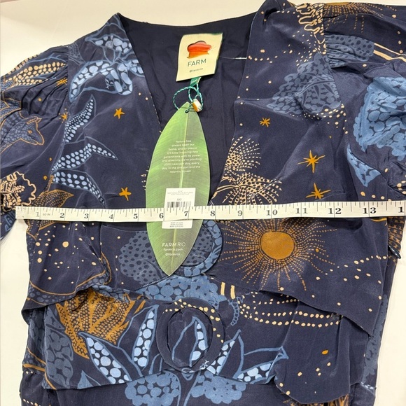 FARM RIO NIGHT JUNGLE MINI DRESS SIZE XXS NWT - Picture 9 of 13